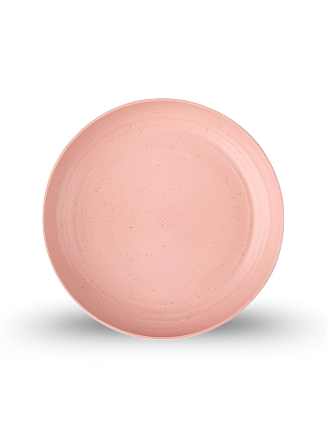 YELONA Flamingo Pink Wheat Straw Dishwasher and Microwave Safe Plate