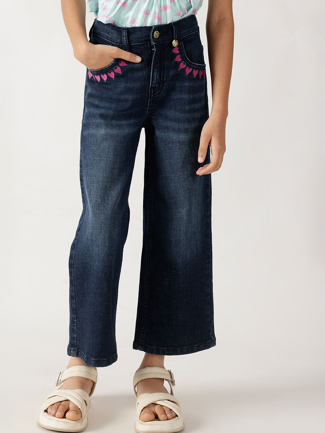 One Friday Girls Comfort Light Fade Stretchable Jeans