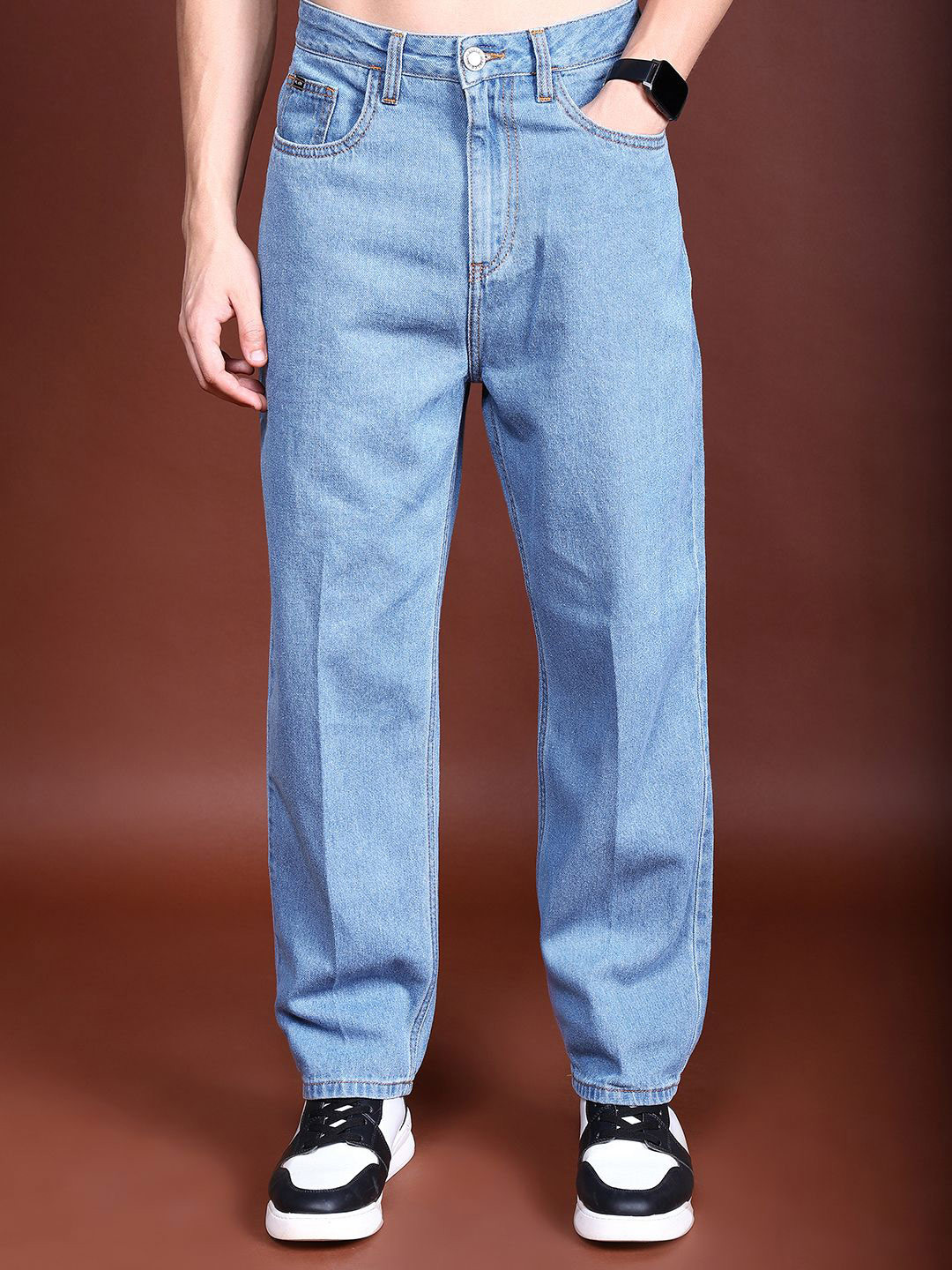 HIGHLANDER Men Cotton Low-Rise Relaxed Fit Jeans