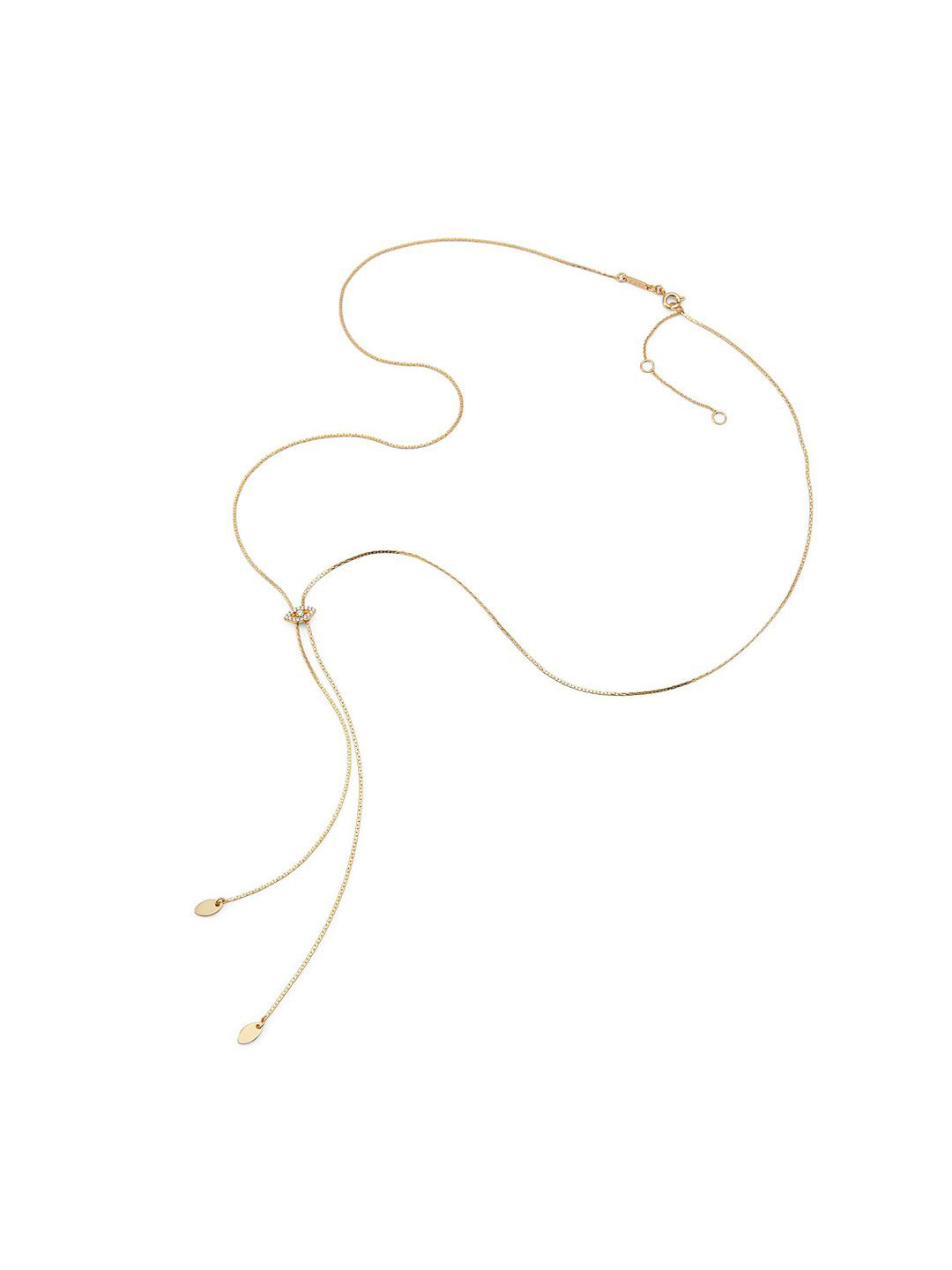 ALDO Brass-Plated Rhinestone Studded Minimal Chain