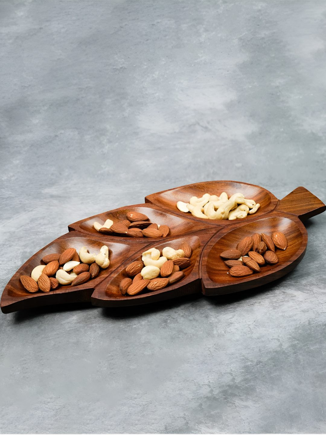 ADA Handicraft Brown Easy to Clean Wooden Serving Tray