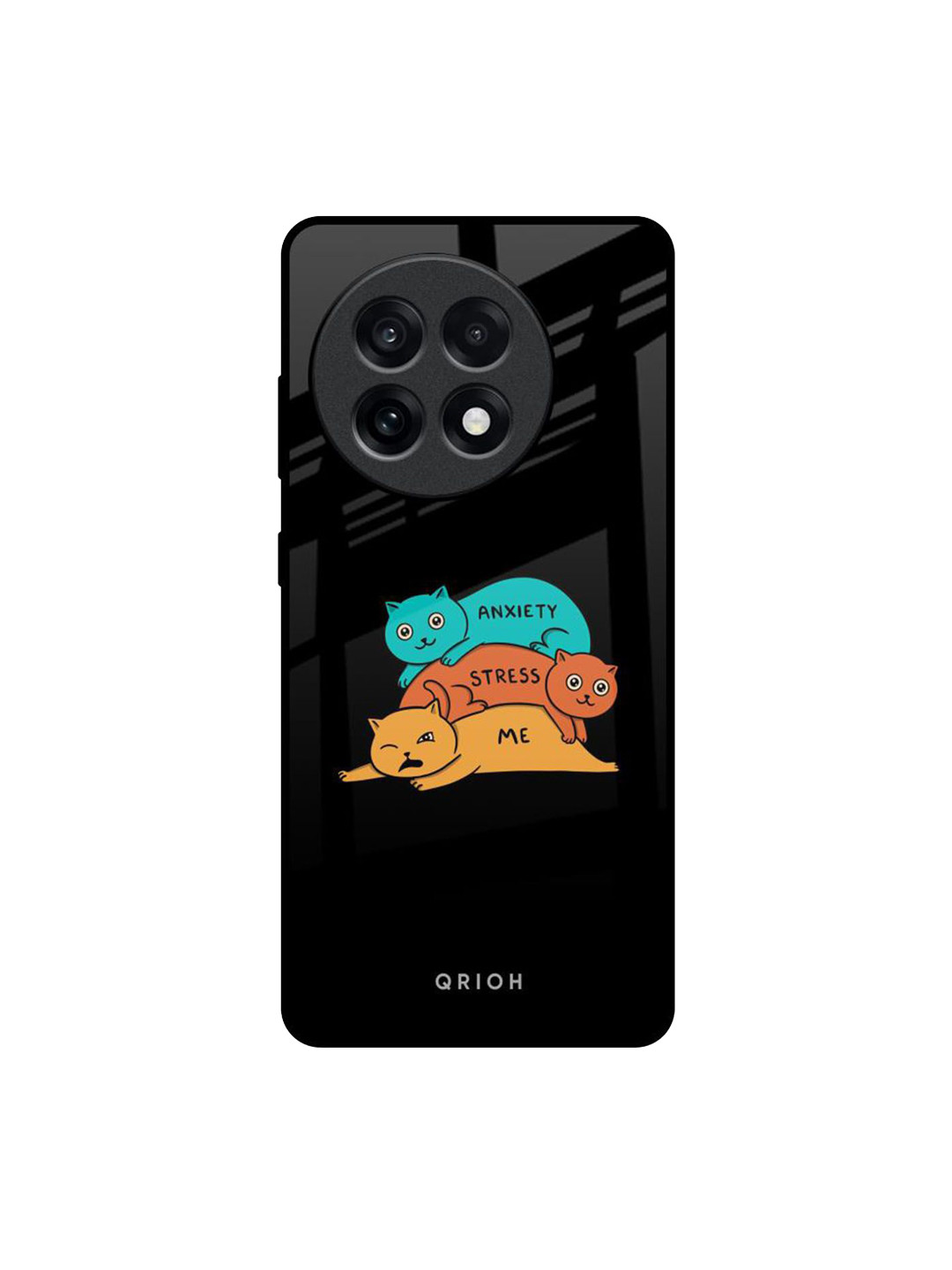 QRIOH Anxiety Stress OnePlus 13R 5G Impact Resistant Back Case