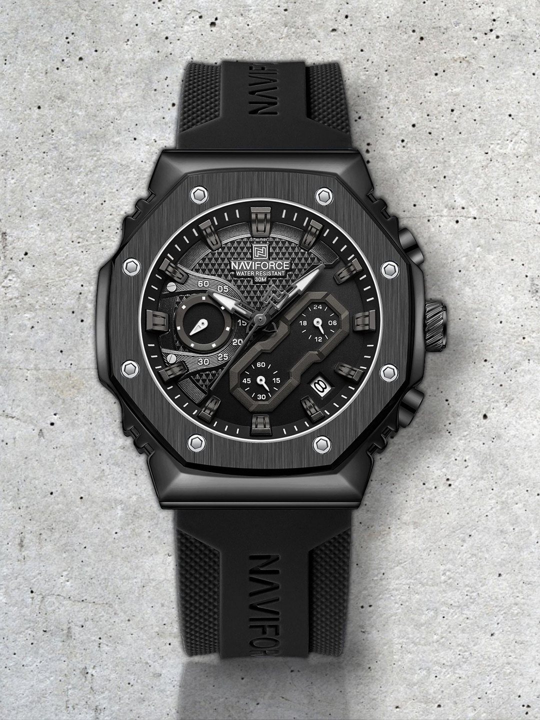 Naviforce Women Skeleton Dial & Straps Analogue Watch NF8035L_B GY B