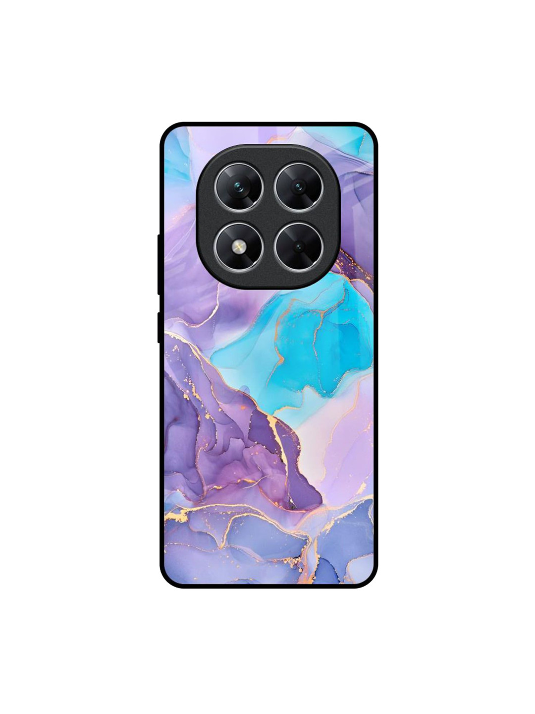 QRIOH Alcohol ink Marble Poco X7 5G Impact Resistant Back Case