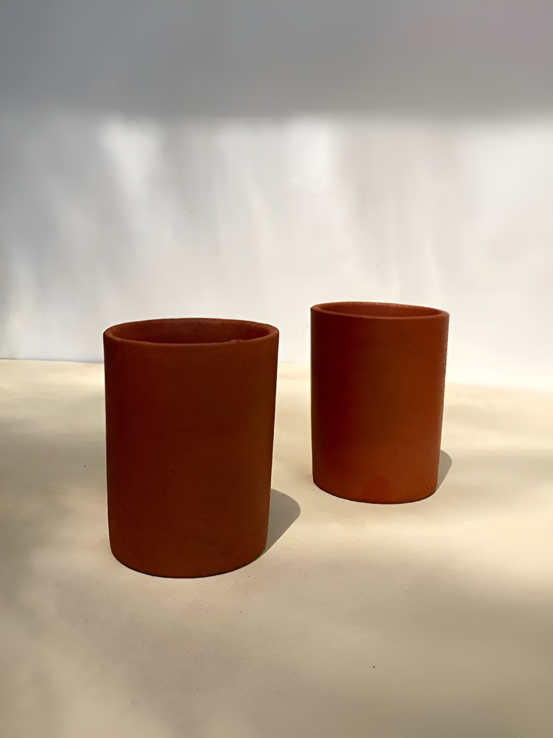 AMALAFIEE CERAMICS Red 2 Pieces Water Glass 240ml