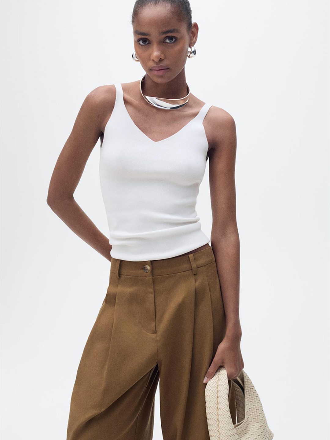 MANGO Knitted Top