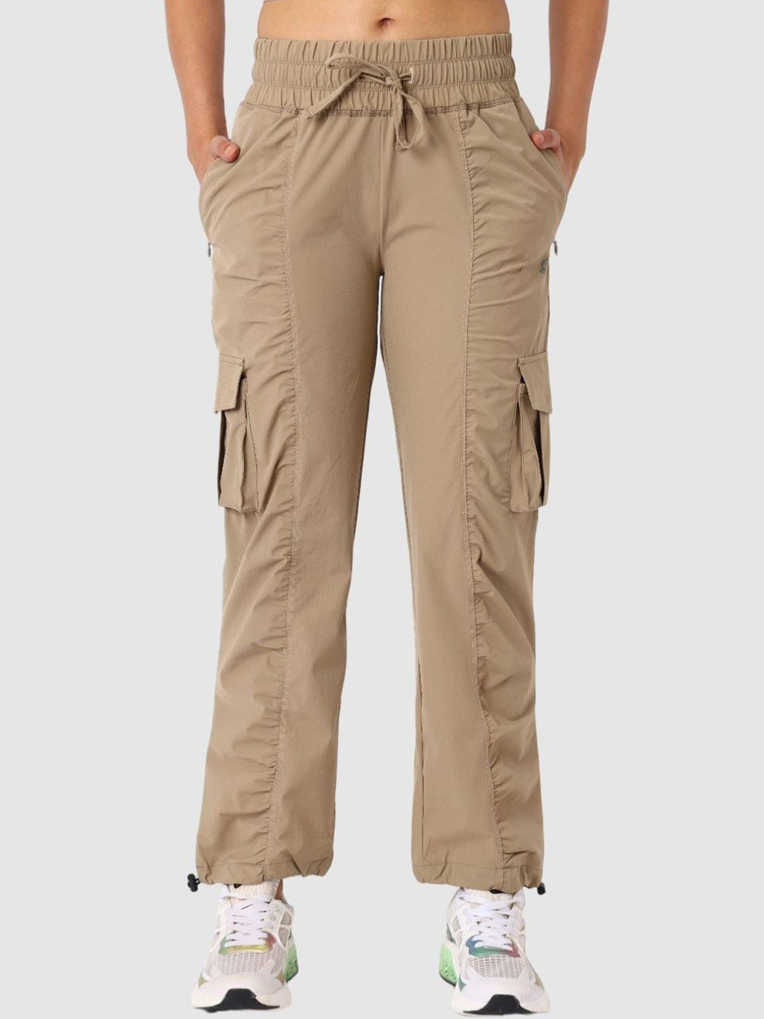 Lovable Sport Women Relaxed Cargo Styles Parachute Trousers