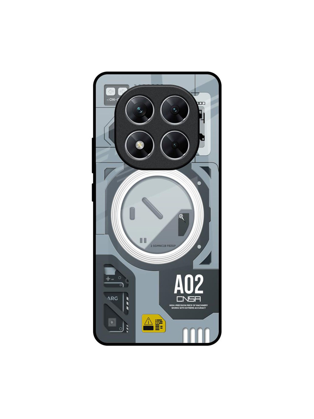 QRIOH Modern Technology Poco X7 5G Impact Resistant Back Case