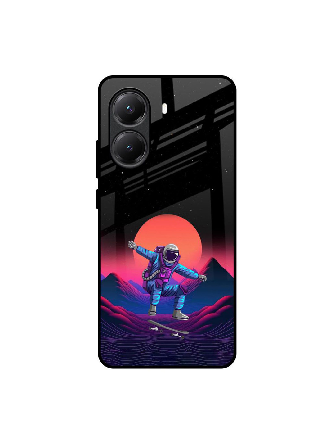 QRIOH Retro Astronaut Poco X7 Pro 5G Impact Resistant Back Case