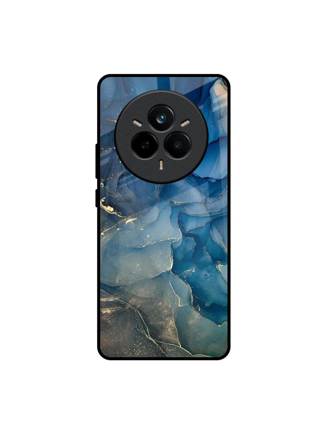 QRIOH Blue Cool Marble Realme 14 Pro 5G Impact Resistant Back Case
