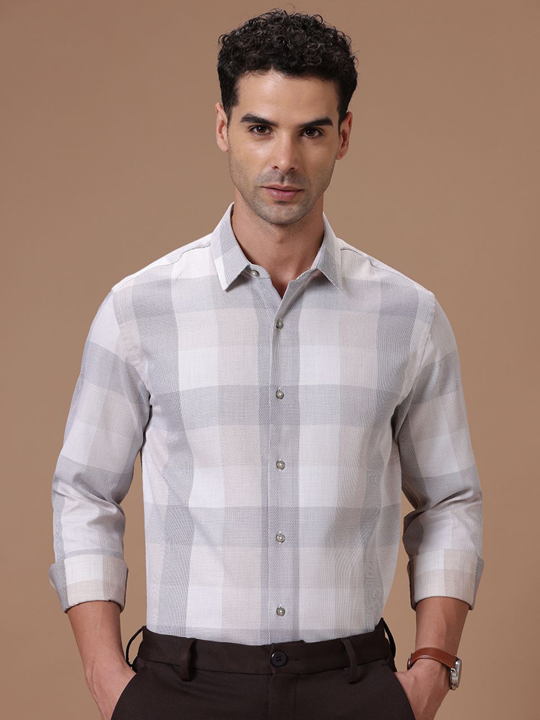 The Collection Men Classic Fit Formal Checkered Shirt