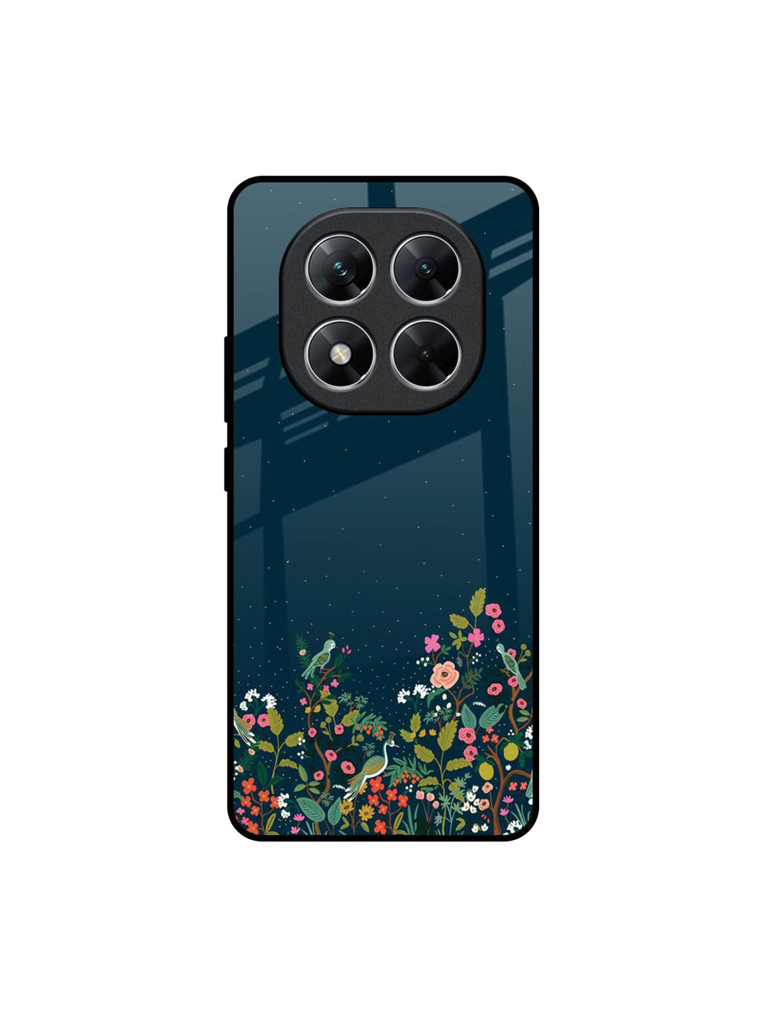 QRIOH Small Garden Floral Poco X7 5G Impact Resistant Back Case