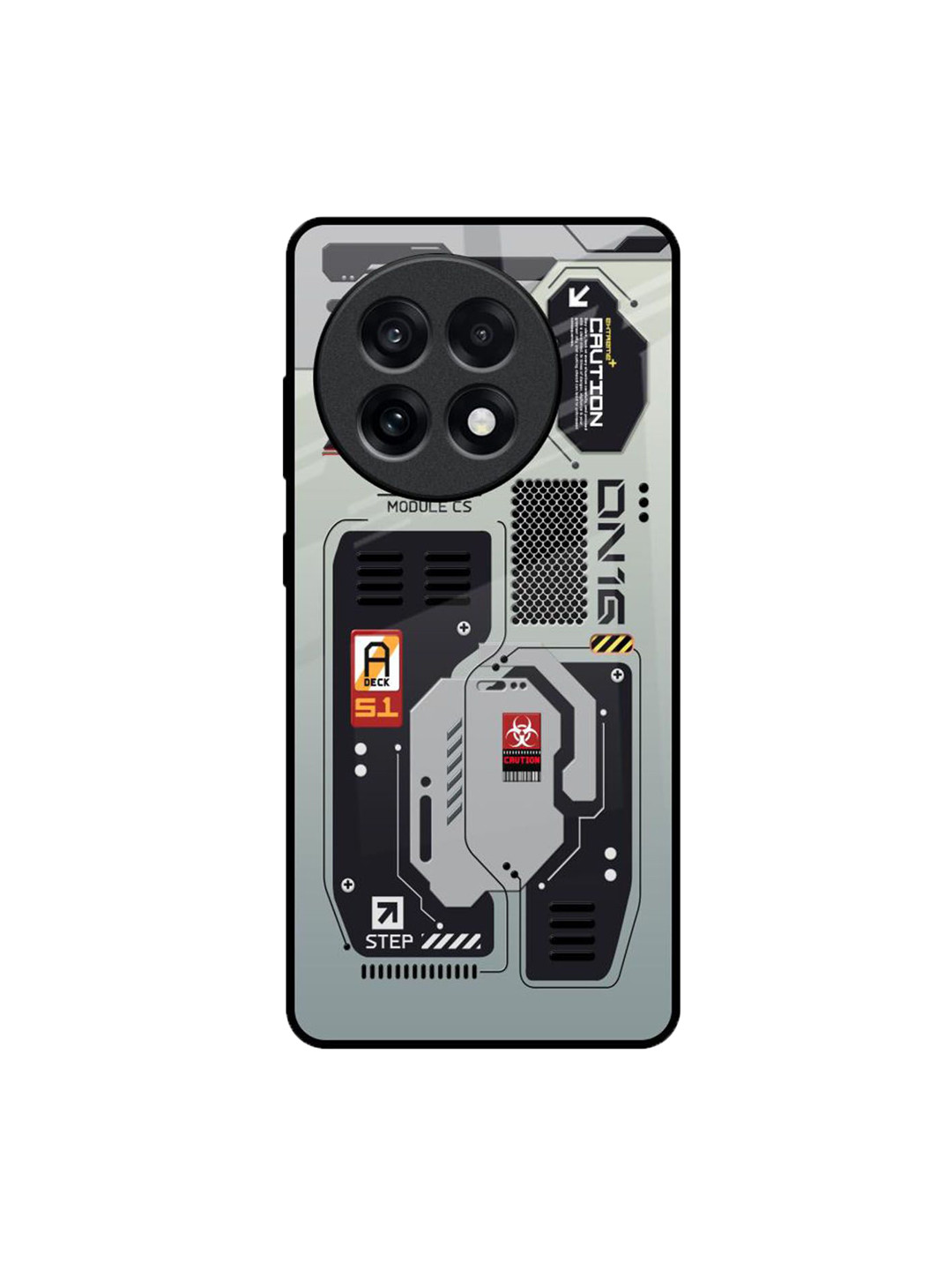 QRIOH Techno Vibes OnePlus 13R 5G Impact Resistant Back Case