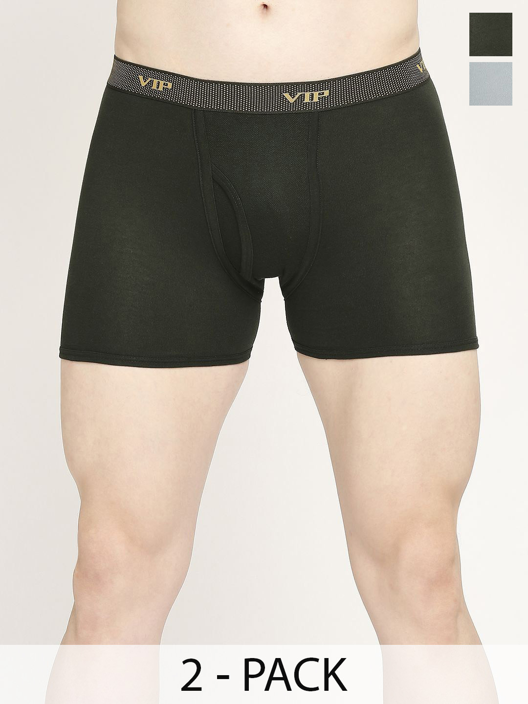 VIP Men Pack Of 2 Assorted Cotton Trunks VP-MI-TR-FRESH-10P-FM-PO3-80