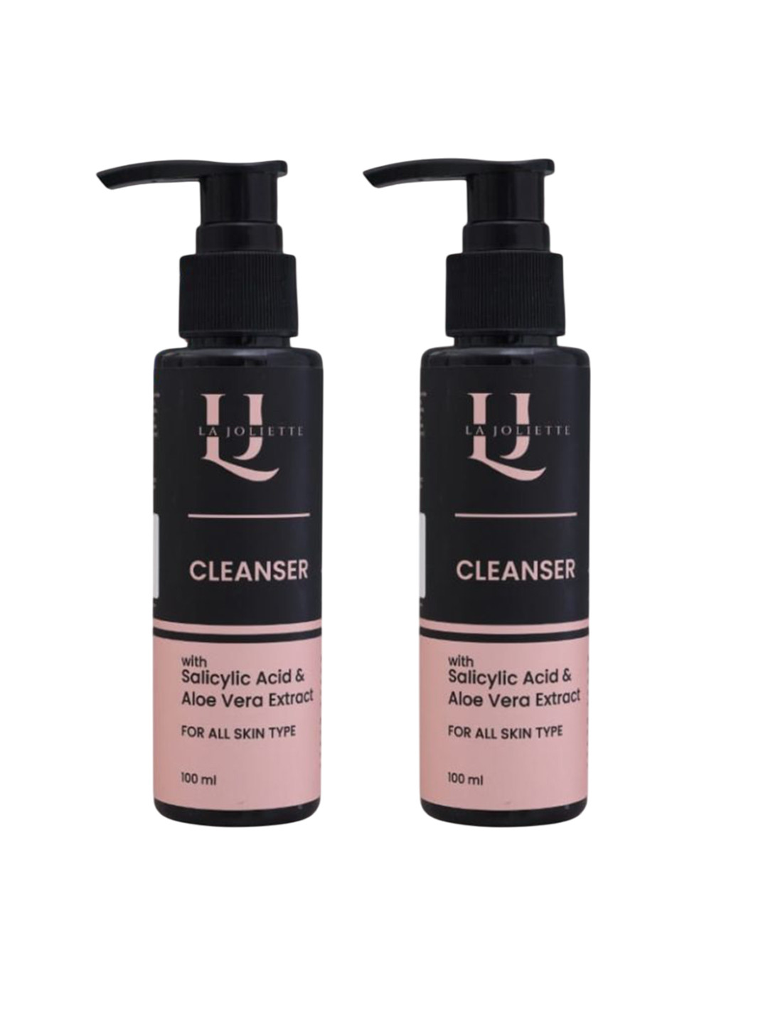 La Joliette Set Of 2 Salicylic Acid Face Cleanser With Aloevera - 100 ml Each