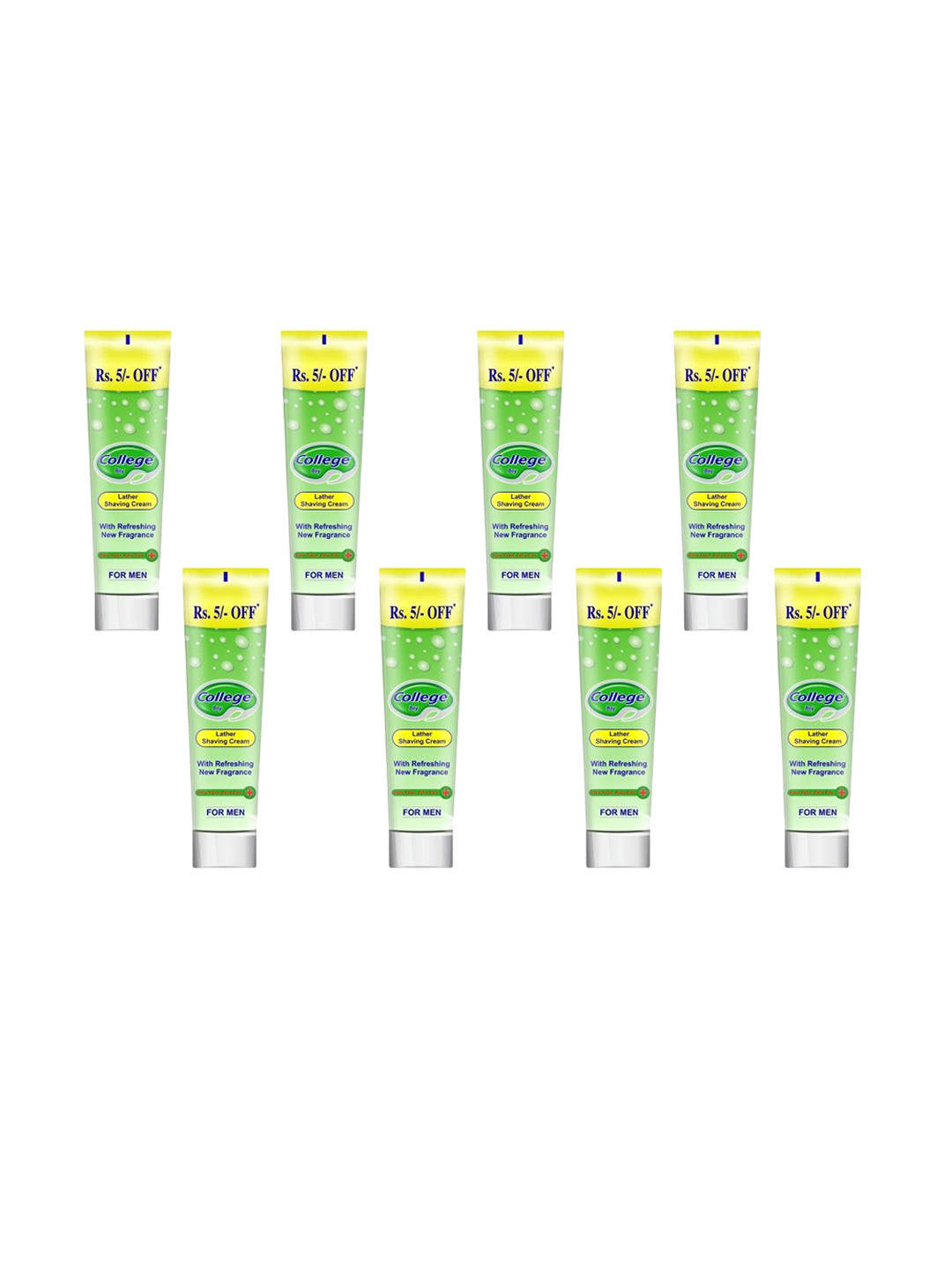 VETONI Men Set Of 8 College Boy Lather Shaving Cream- 120 g Each