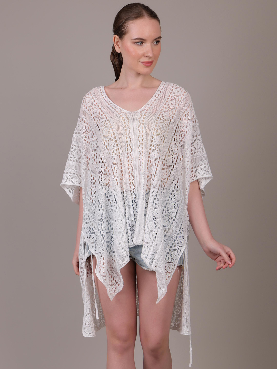 iki chic V-Neck Beach Cover-Up Top