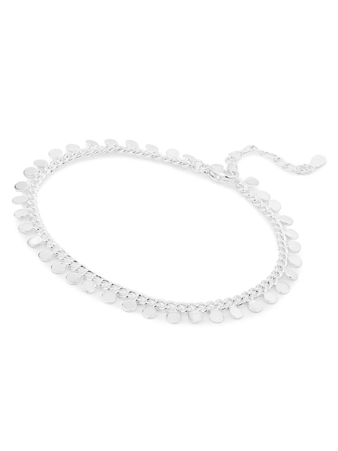 FAB COUTURE Silver-Plated Anti-Tarnish Moonlight Charms Wraparound Bracelet