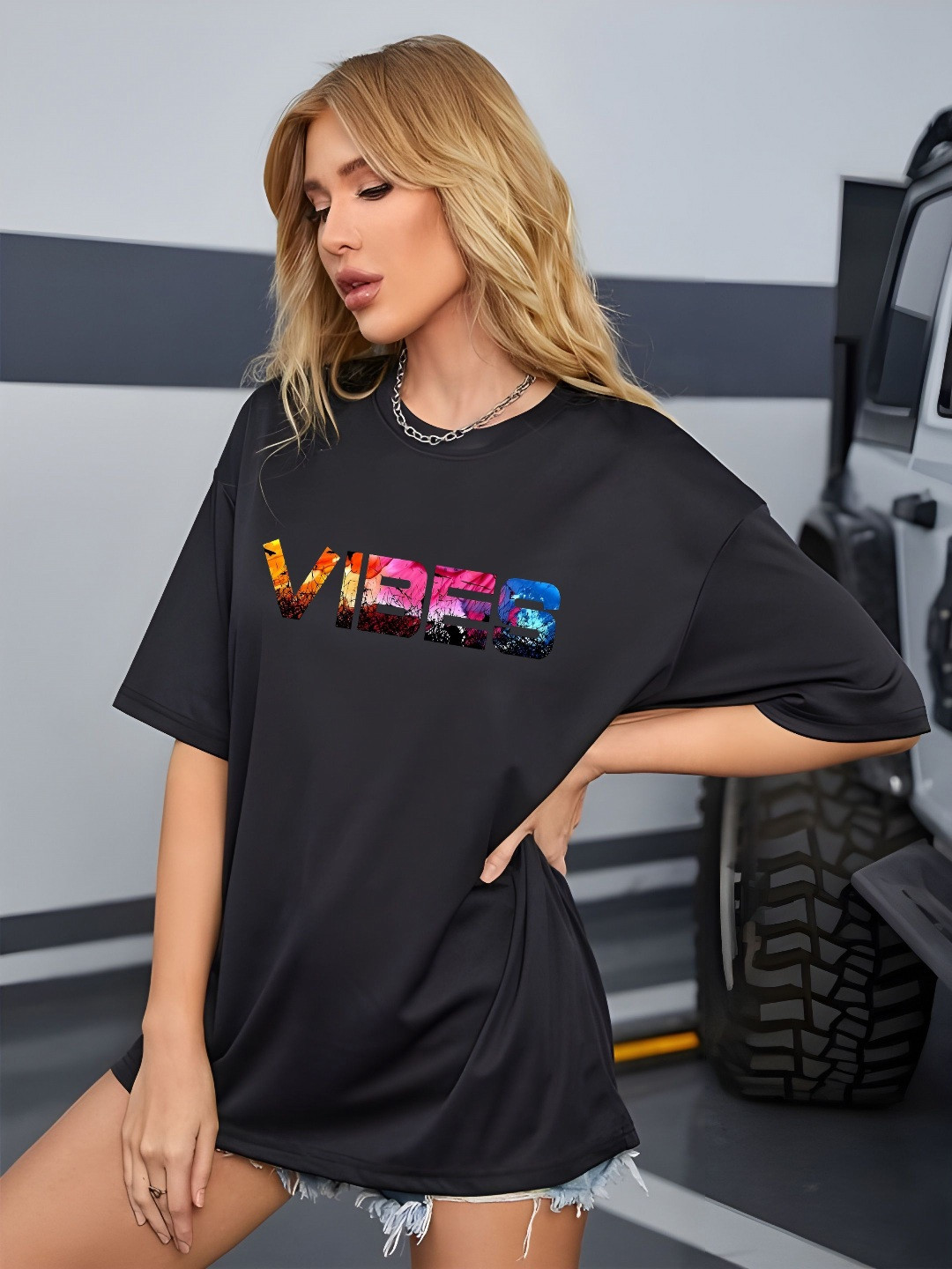 Moda Rapido Women Graphic Printed Round Neck Cotton Relaxed Fit T-shirt