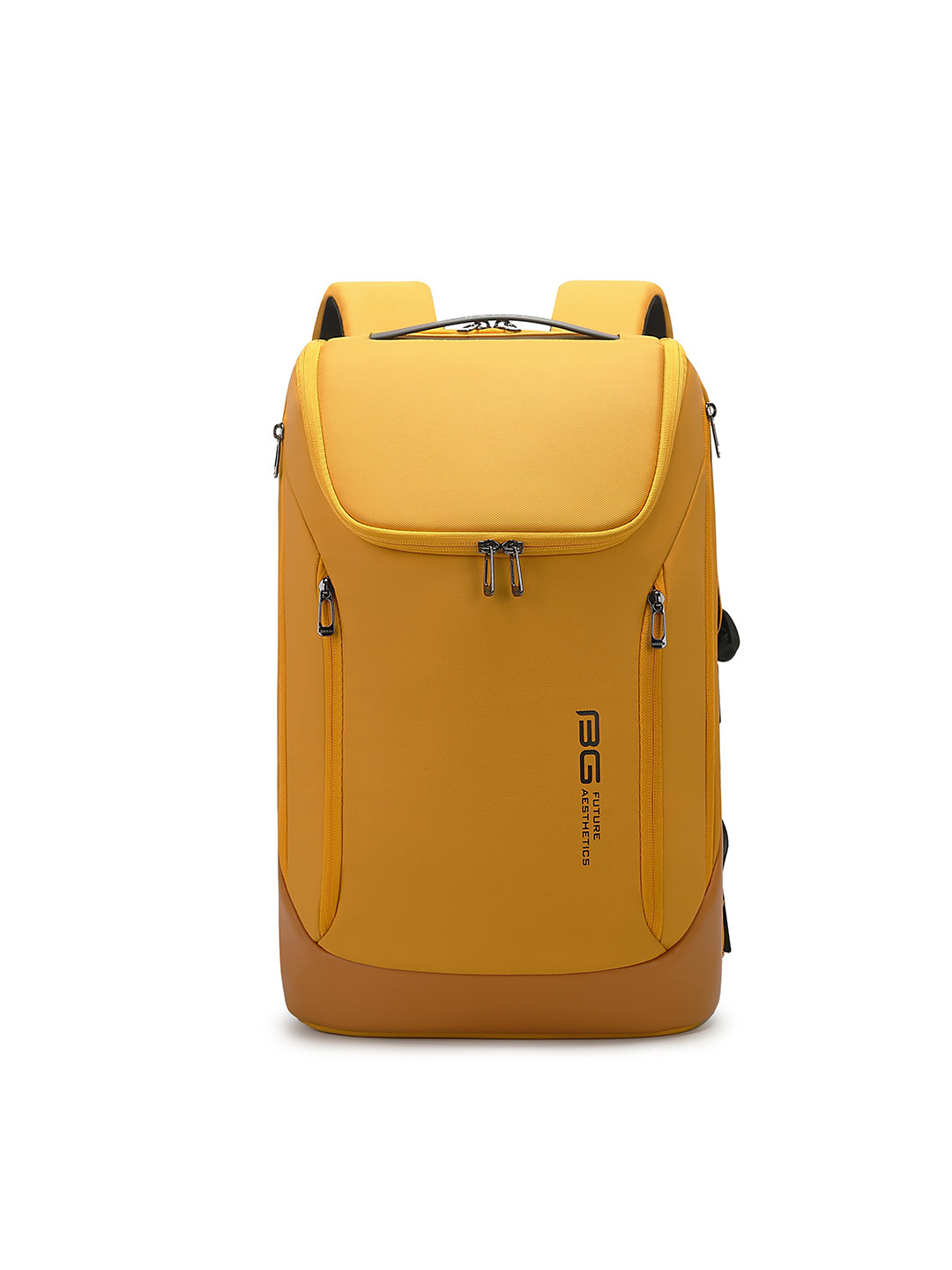 Red Lemon Unisex Yellow Smart Waterproof Laptop Backpack & USB Charging Sporty 15.6 Inch