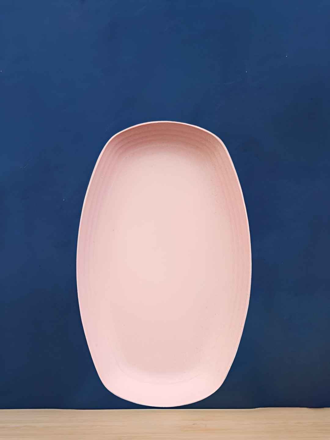 YELONA Pink Wheat Straw Unbreakable Dinner Plate