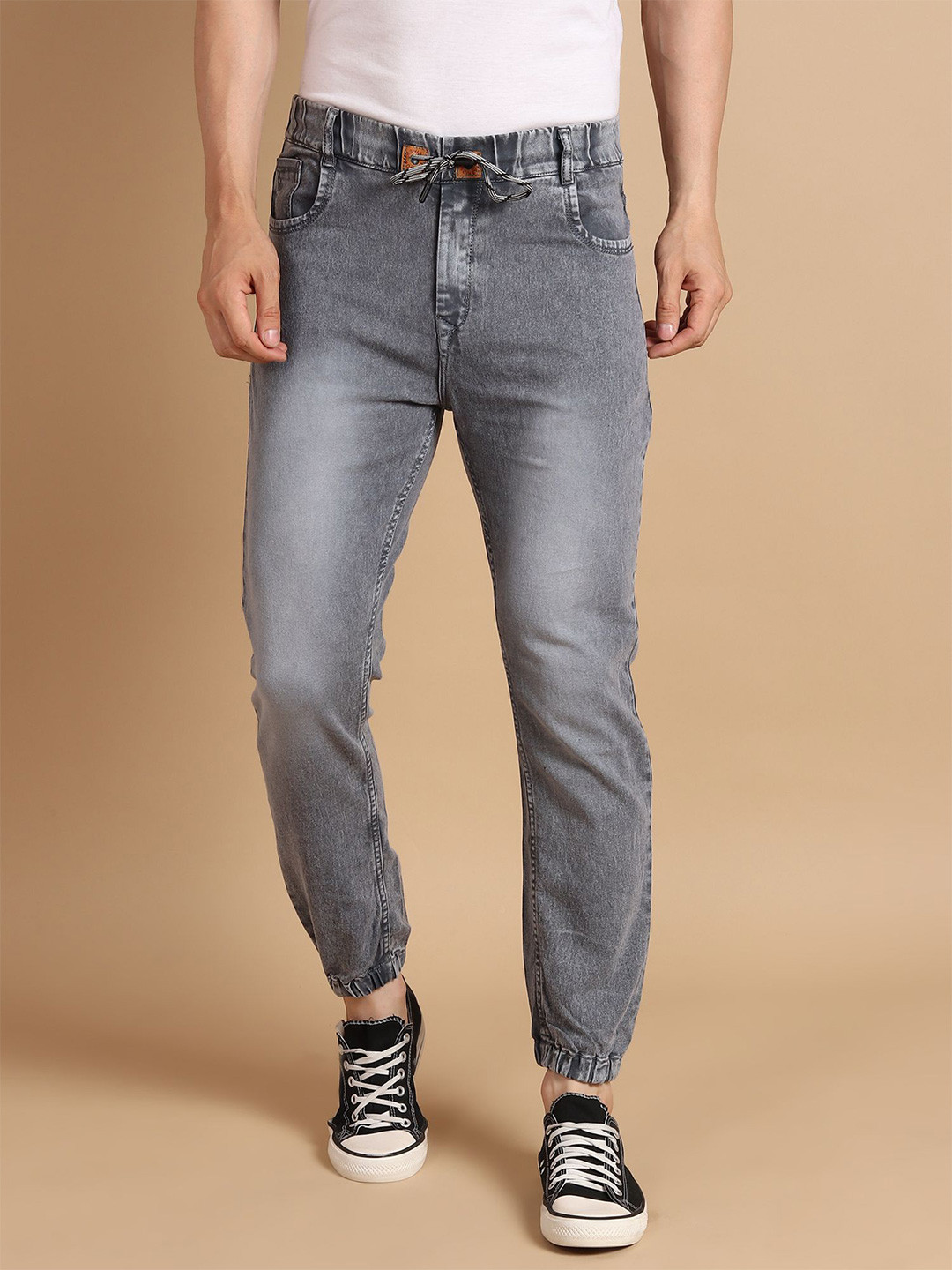 BUZZIC FASHION UNLIMITED Men Jean Regular Fit Mid-Rise Cotton Joggers Jeans