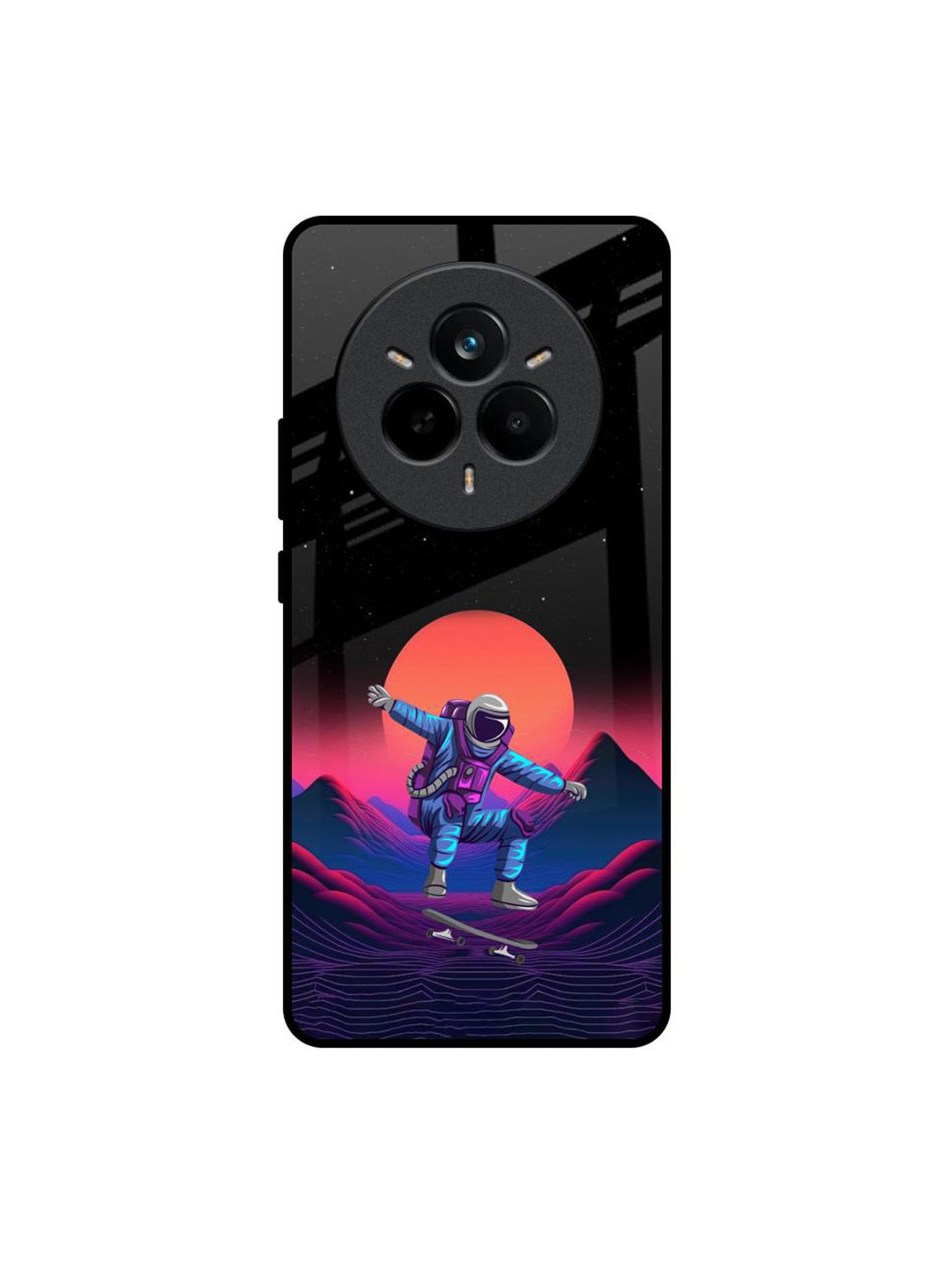 QRIOH Retro Astronaut Realme 14 Pro 5G Impact Resistant Back Case