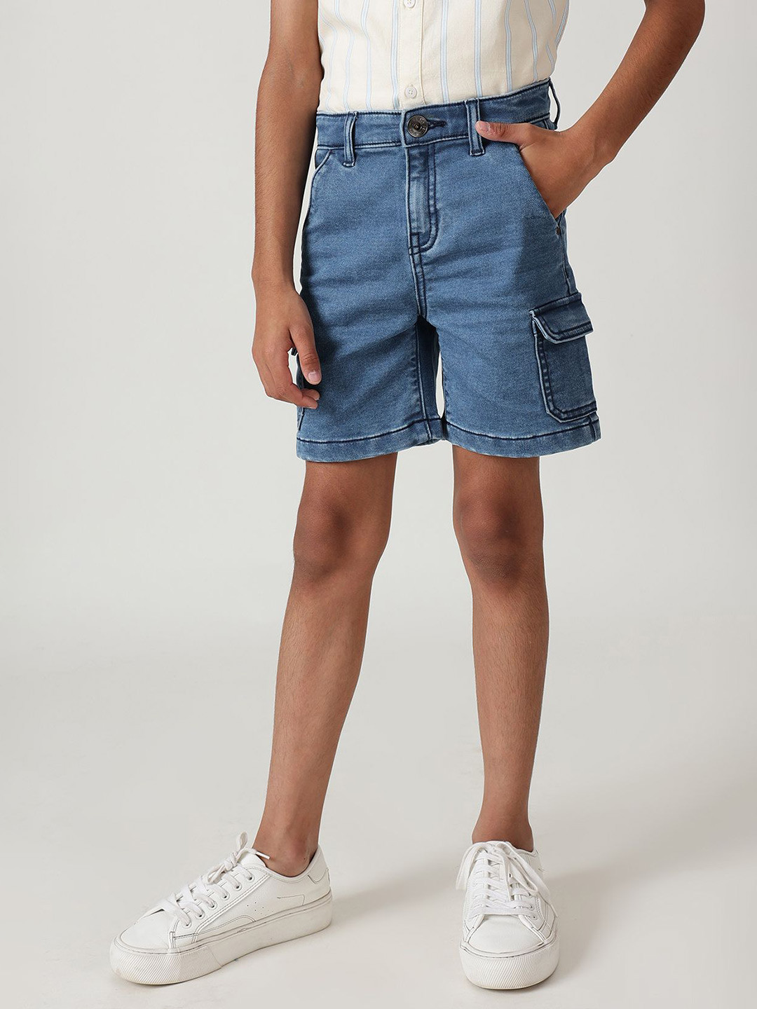 One Friday Boys Blue Denim Short