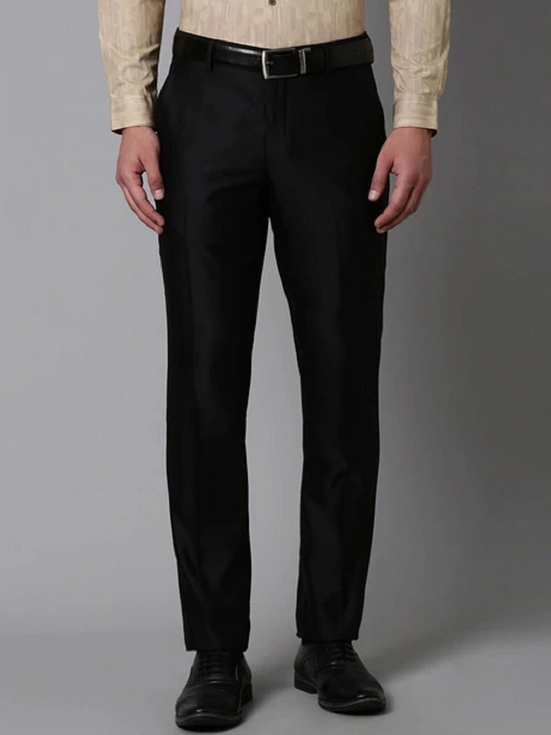 Haul Chic Men Relaxed Straight Leg Slim Fit Trousers