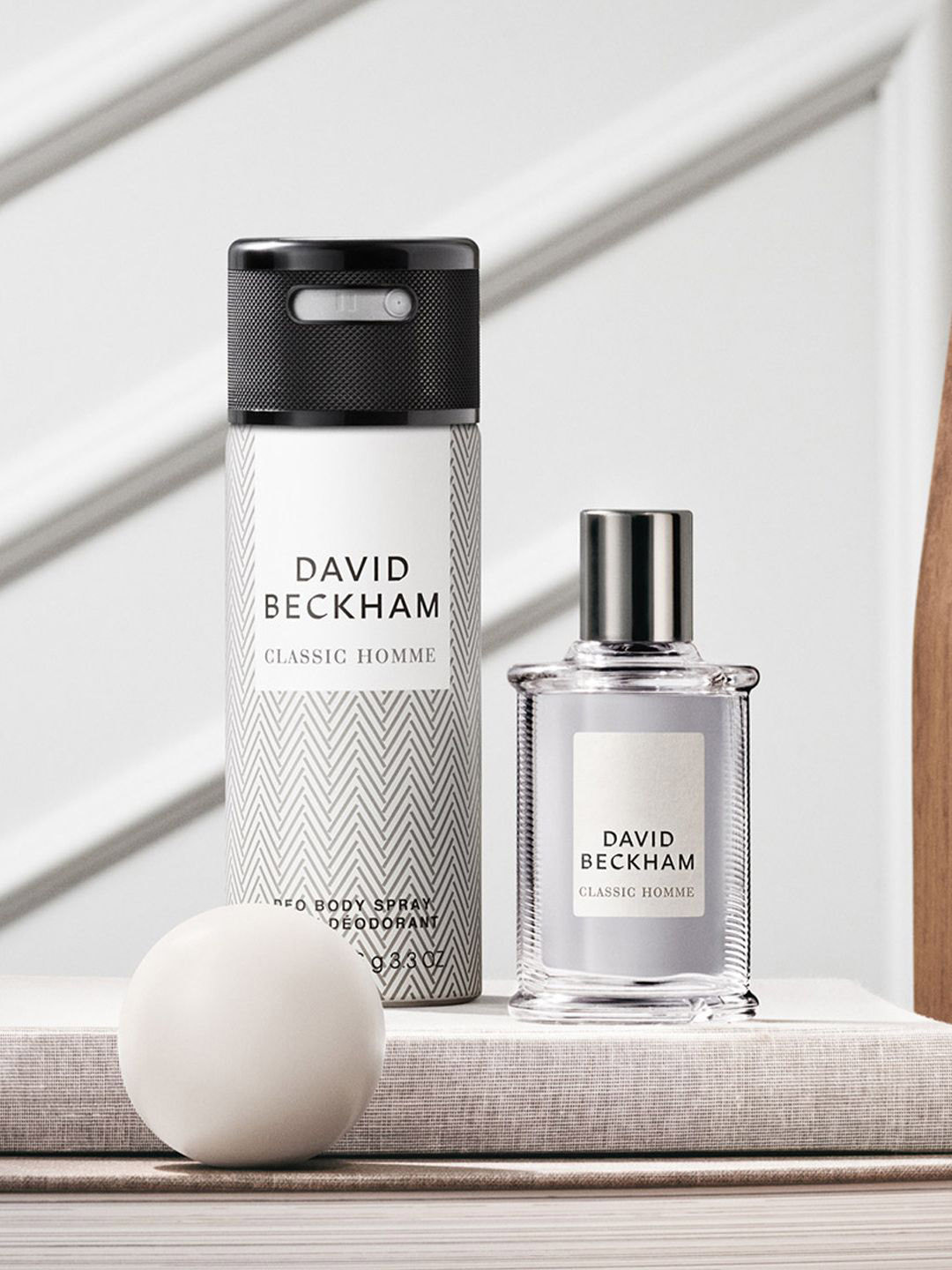 DAVID BECKHAM Set Of 2 Classic Homme Deodorant 100 ml & EDT - 50 ml