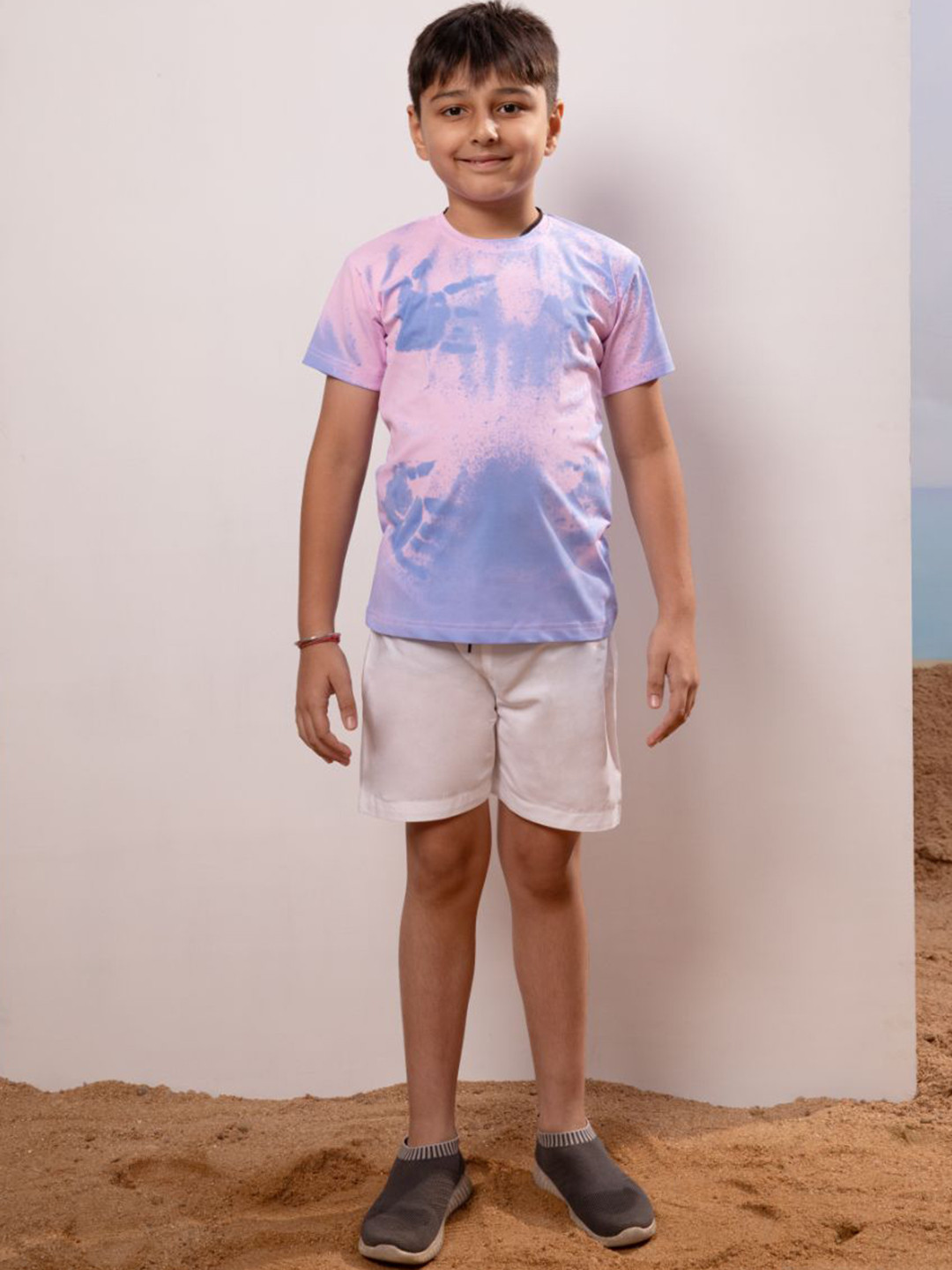 CMGE Boys Round-Neck Swim T-Shirt