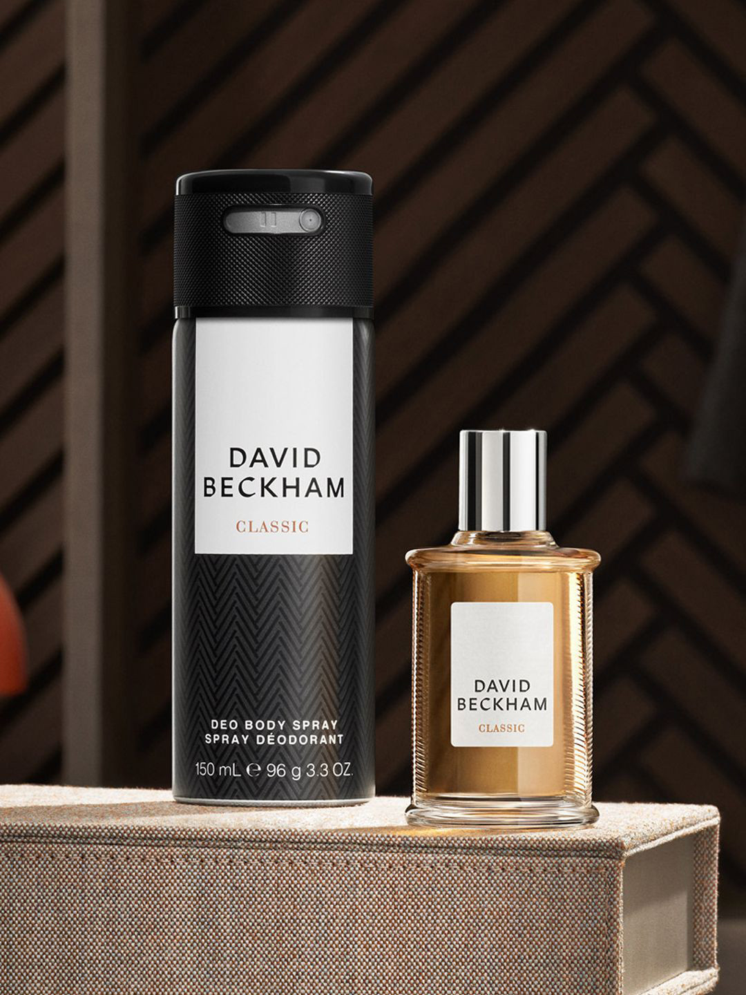 DAVID BECKHAM Set Of 2 Classic Deodorant 100 ml & Eau De Toilette - 50 ml