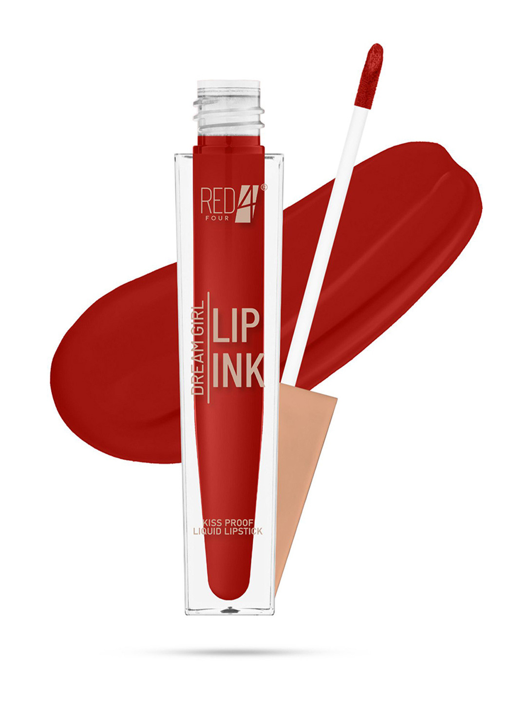RED 4 Dream Girl Kiss Matte Liquid Lipstick - 6 ml - Red - 115