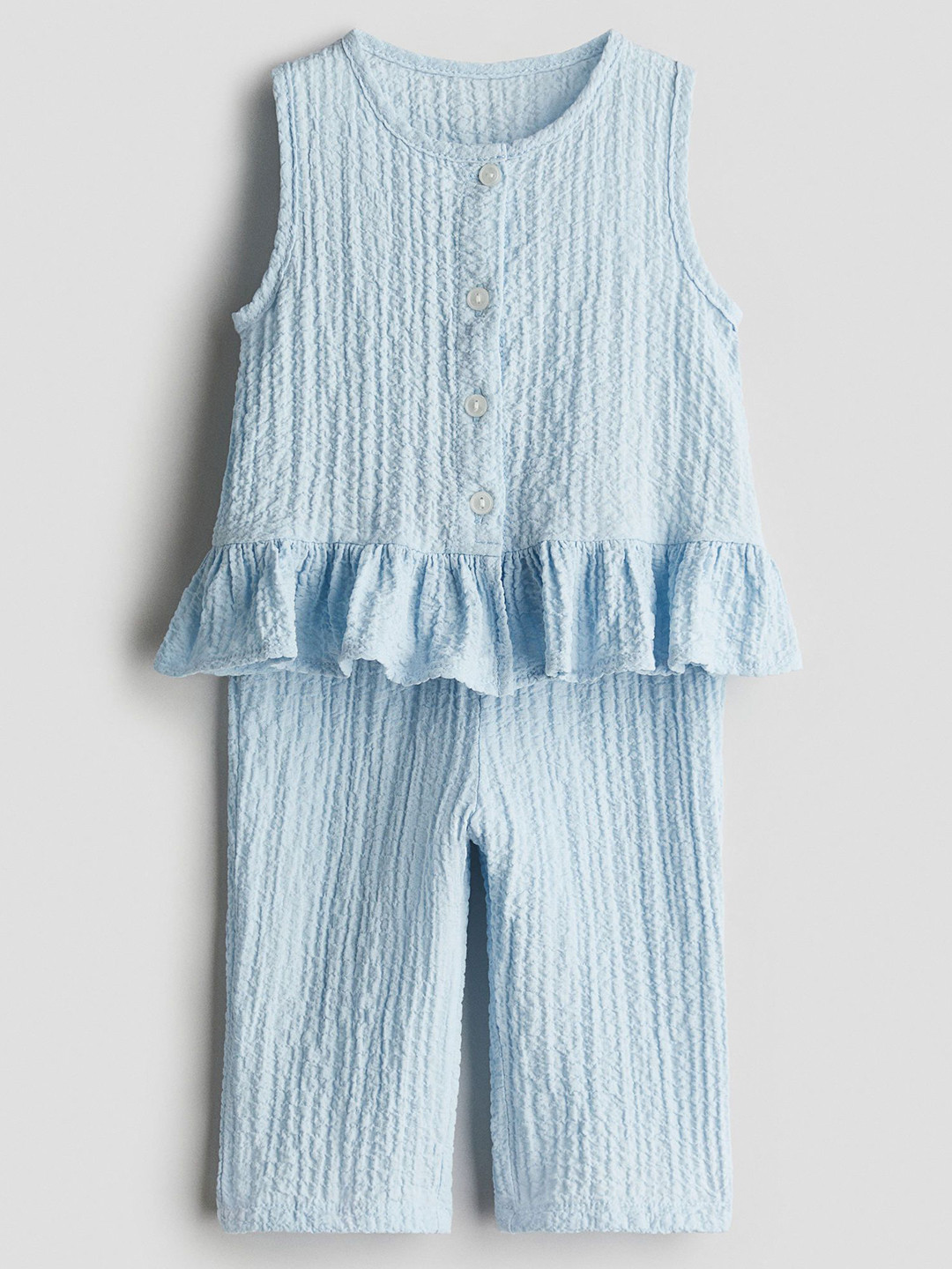 H&M Girls 2-Piece Seersucker Set