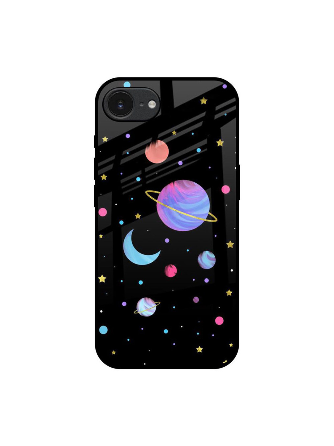 QRIOH Planet Play Apple iPhone 16e Impact Resistant Back Case