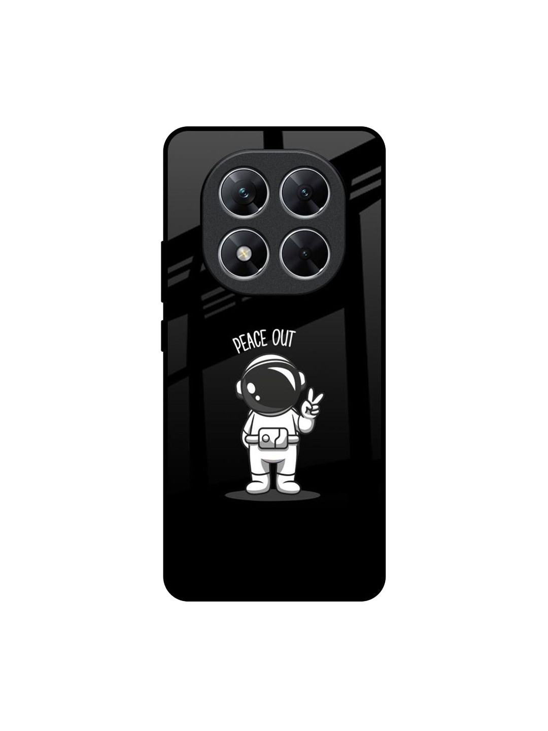 QRIOH Peace Out Astro Poco X7 5G Impact Resistant Back Case