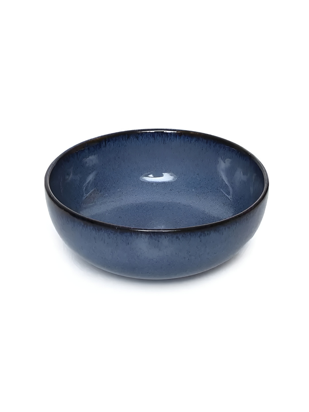 AMALAFIEE CERAMICS Blue Ceramic Dishwasher and Microwave Safe Soup Bowl