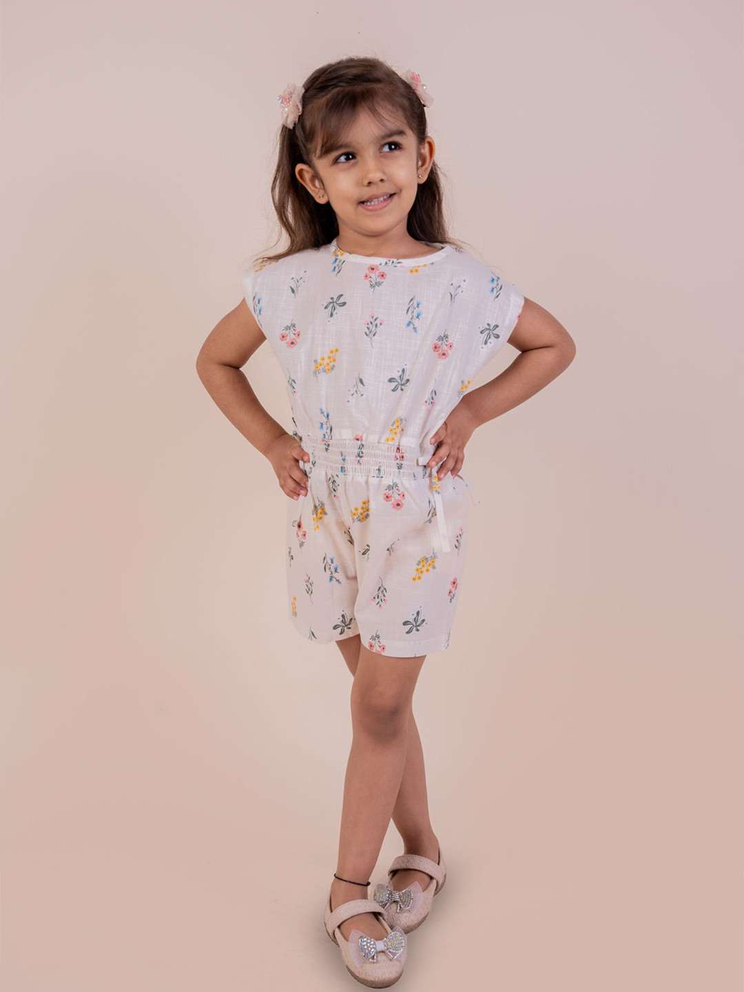 SNUGGLY MONKEY Girls Printed Jumpsuit