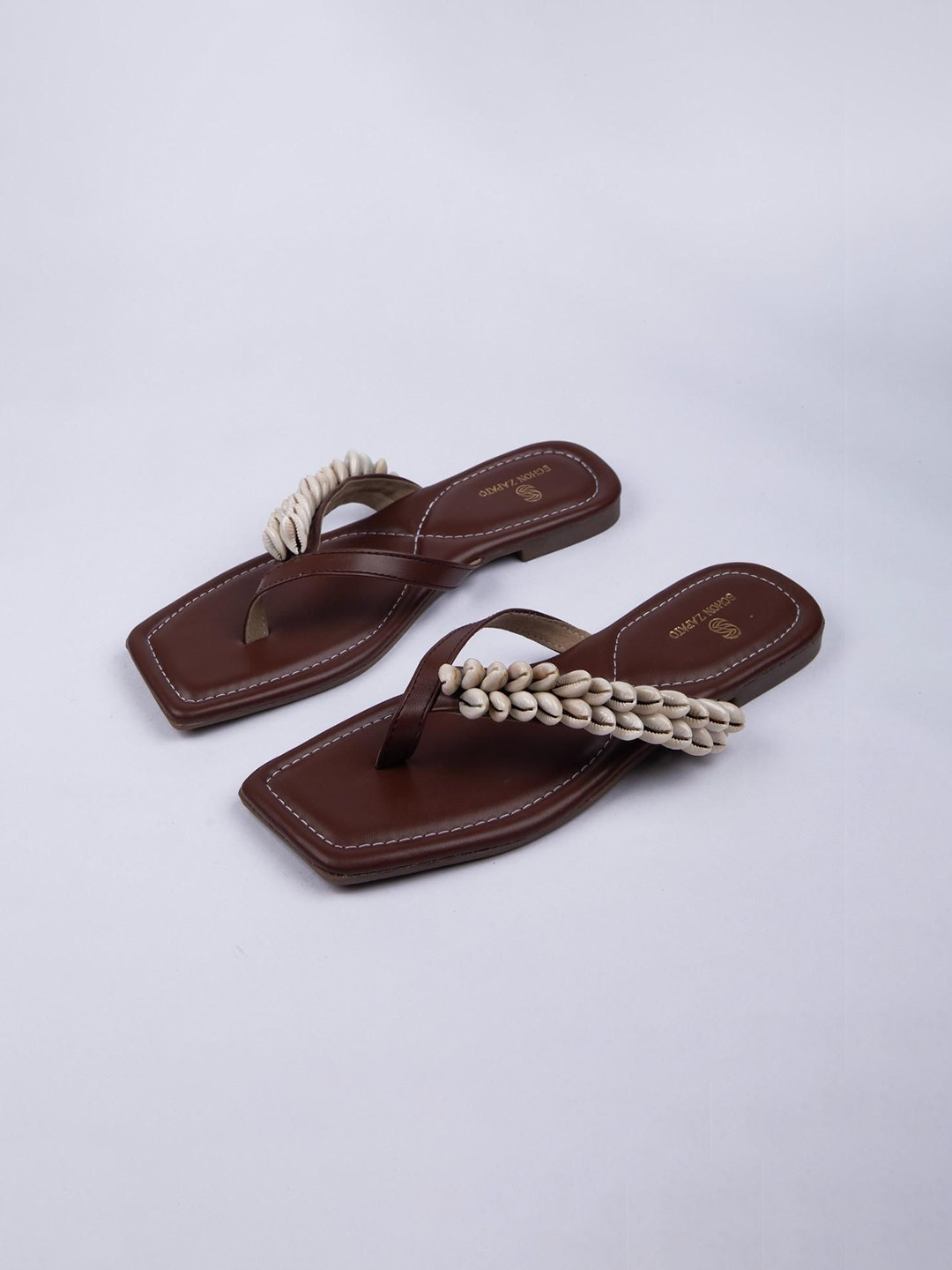 Schon Zapato Women Kodi Slider Open Toe Flats