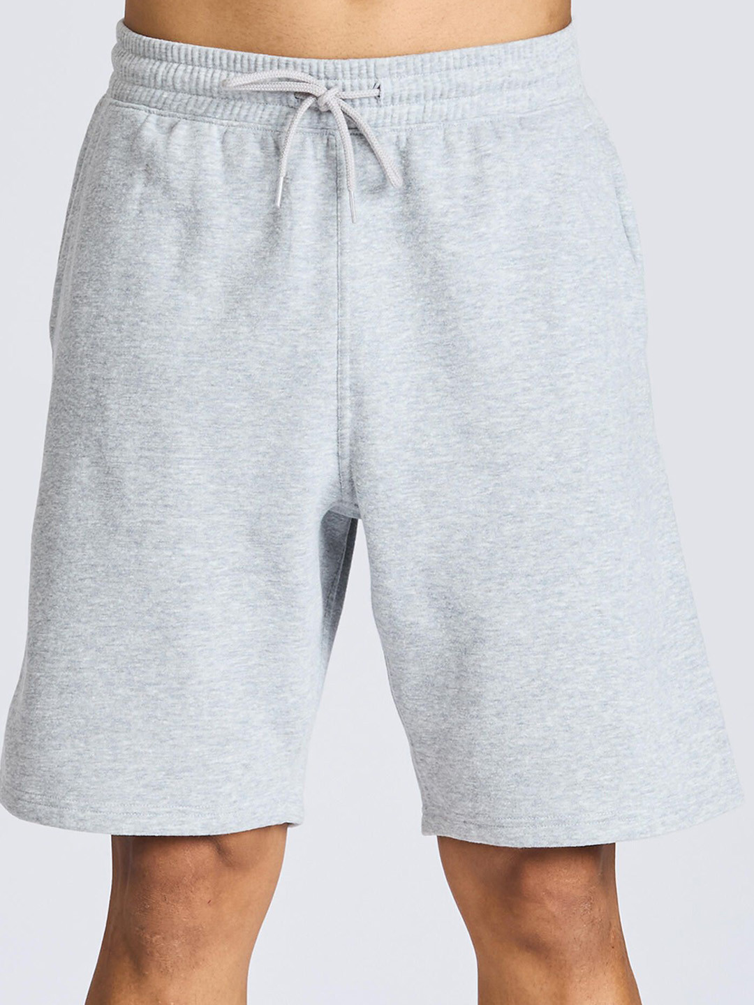 Decathlon Men Regular Fleece Mid-Rise Shorts