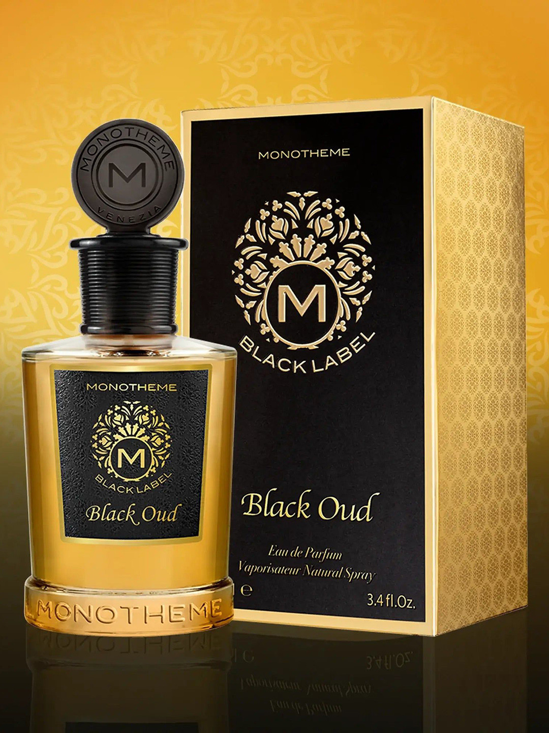 MONOTHEME Unisex Black Oud Long Lasting Eau de Parfum - 100 ml