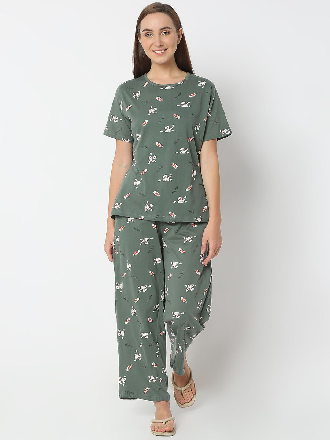 Smarty Pants Women Printed Night suit