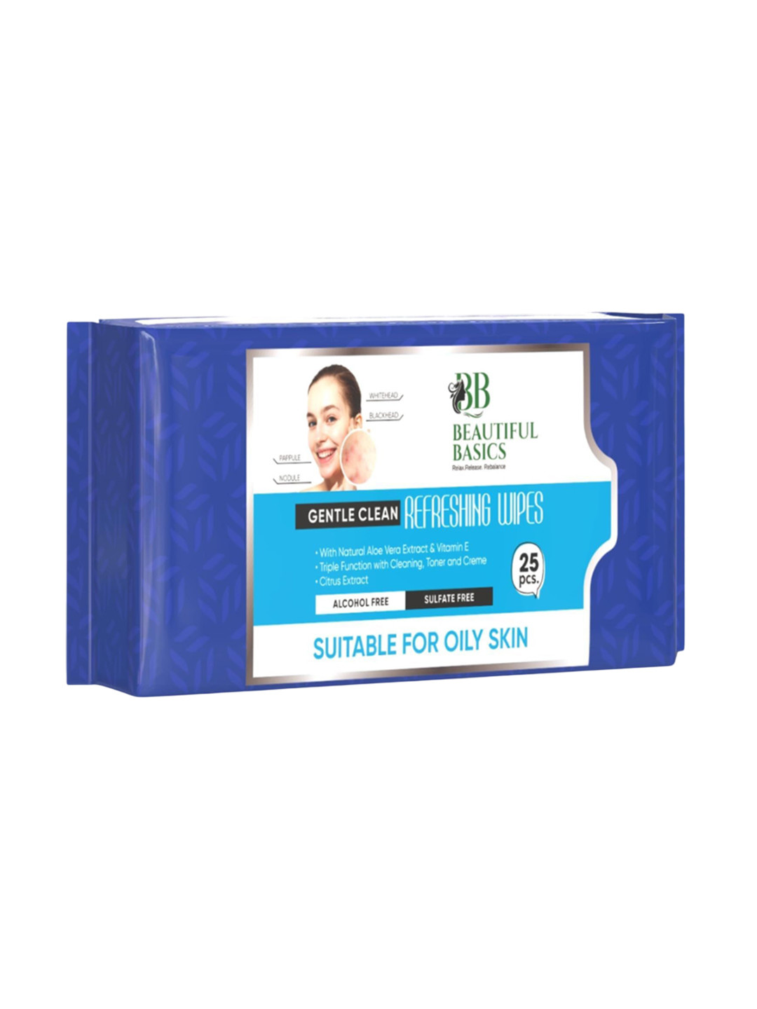 MAPPERZ Makeup Remover Wipes With Aloevera For Hydration - 25 Pcs