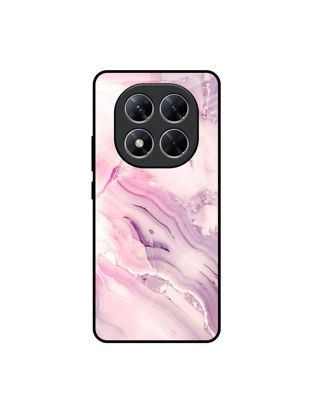 QRIOH Diamond Pink Gradient Poco X7 5G Impact Resistant Back Case