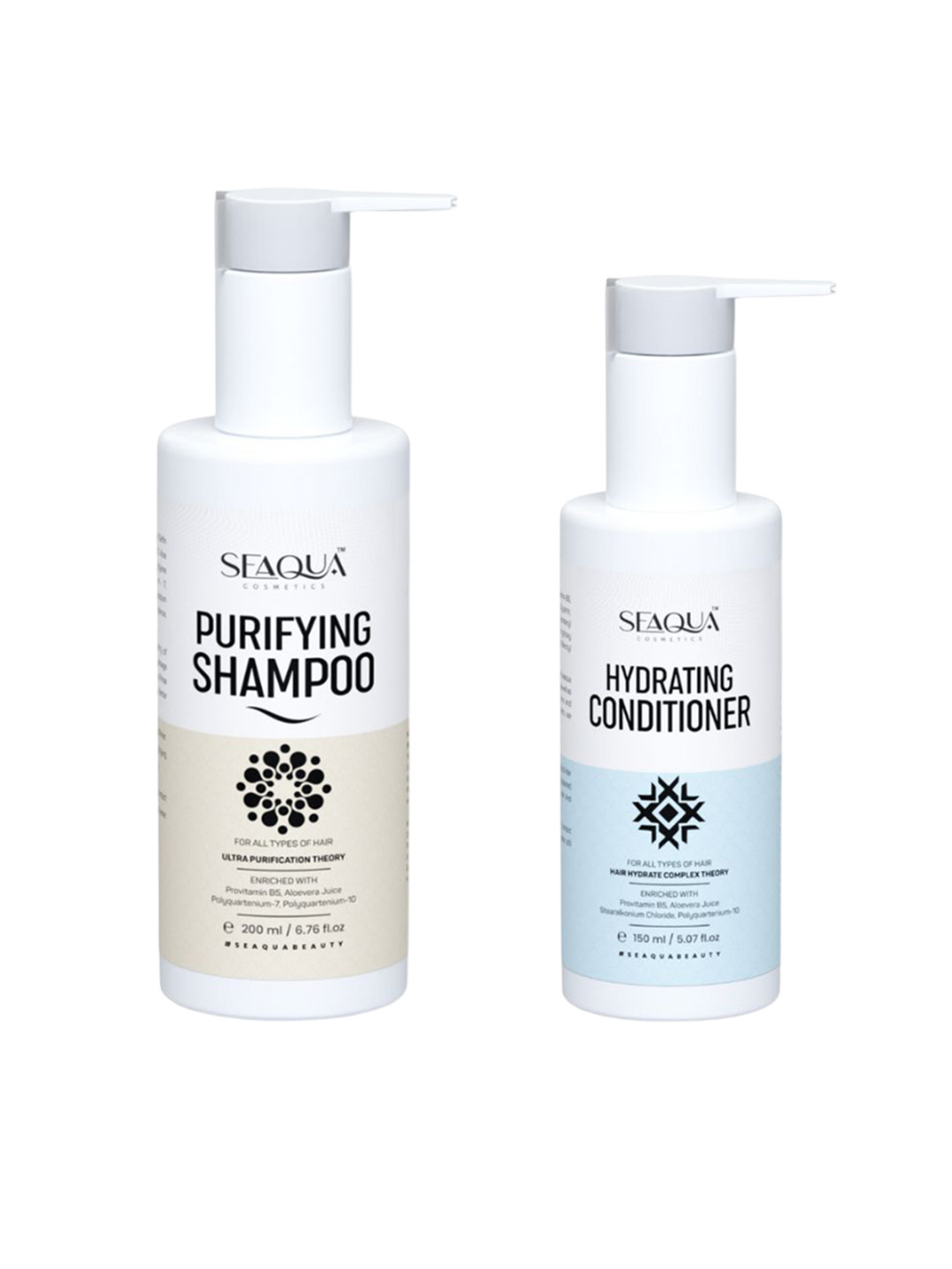 Seaqua cosmetics Hydrating Conditioner with Provitamin B5 For Dry & Frizzy Hair - 150ml