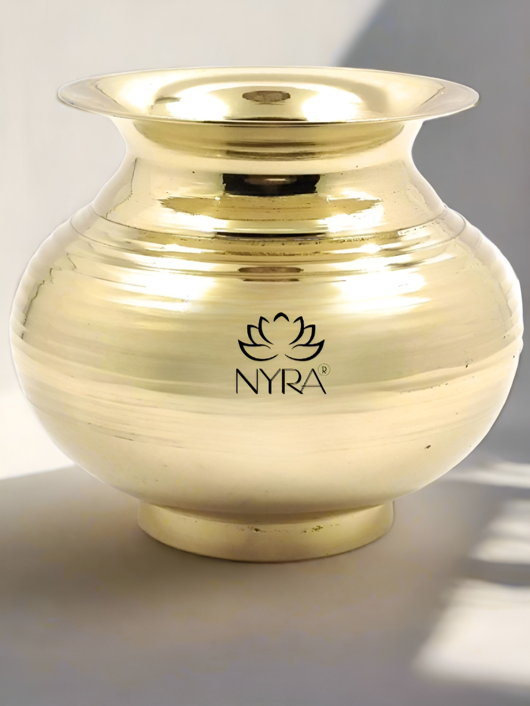 Nyra Kitchenware Bronze Toned Pure Brass Kalash Lota