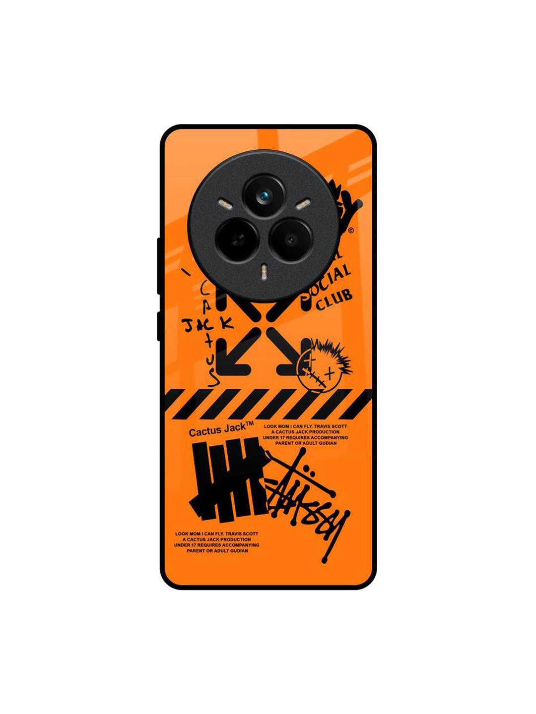 QRIOH Anti Social Club Realme 14 Pro 5G Impact Resistant Back Case