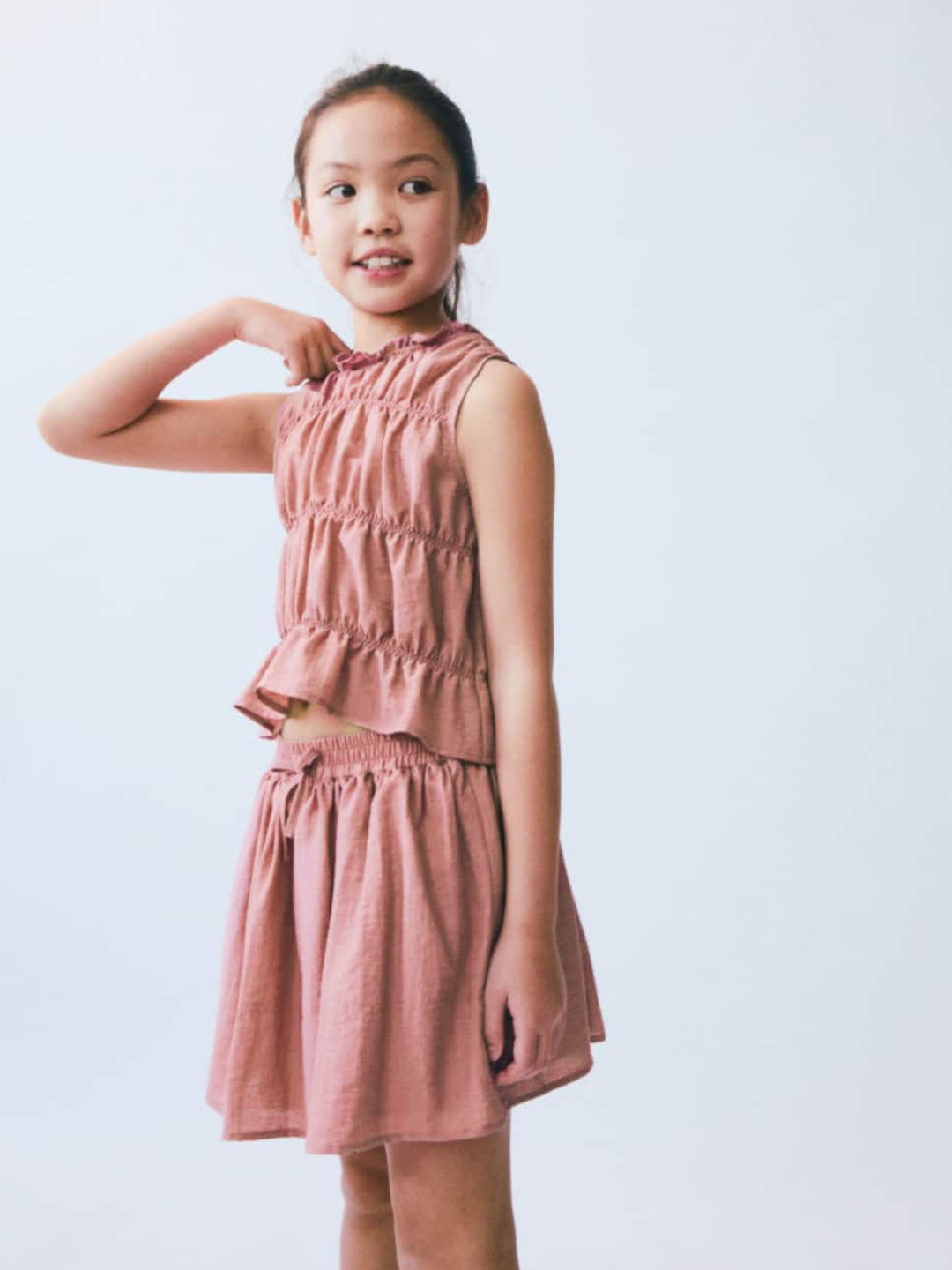 Mango Kids Girls Smocked Top