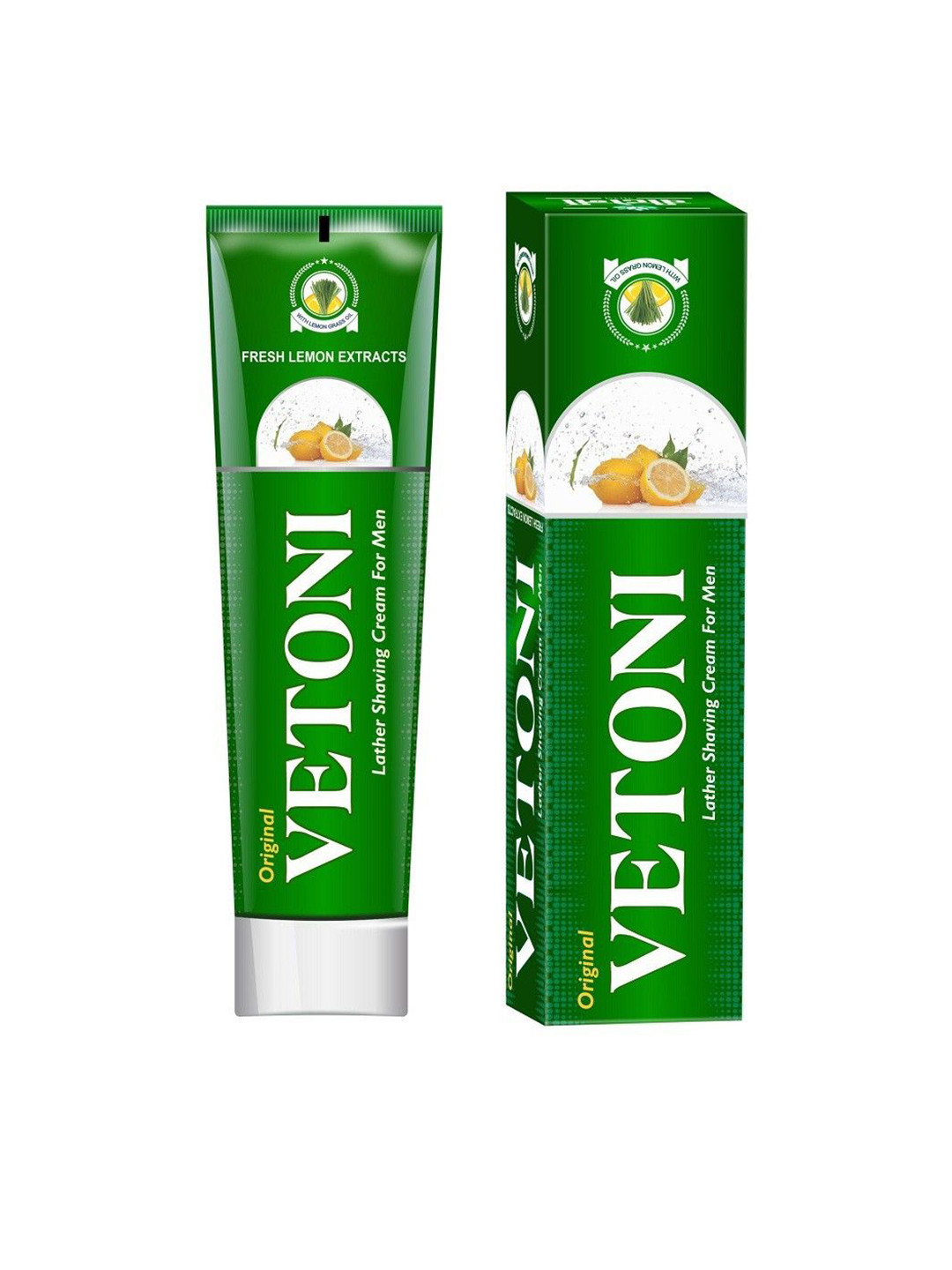 VETONI Men Fresh Lemon Extract Lather Shaving Cream - 750 g