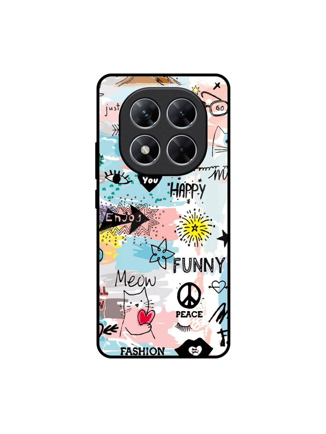 QRIOH Just For You Poco X7 5G Impact Resistant Back Case